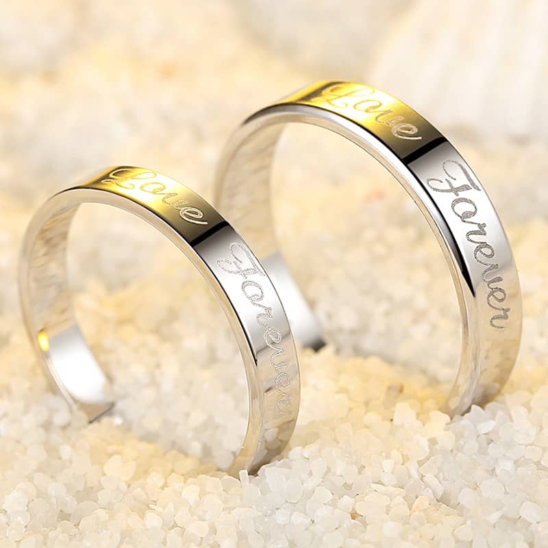 10K Custom Ogham Wedding Rings: — Unique Celtic Wedding Rings