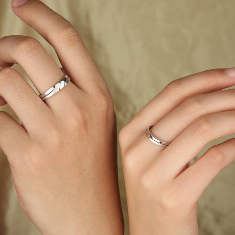 VIEN® Her King His Queen Couples Finger Ring - Vien Creations